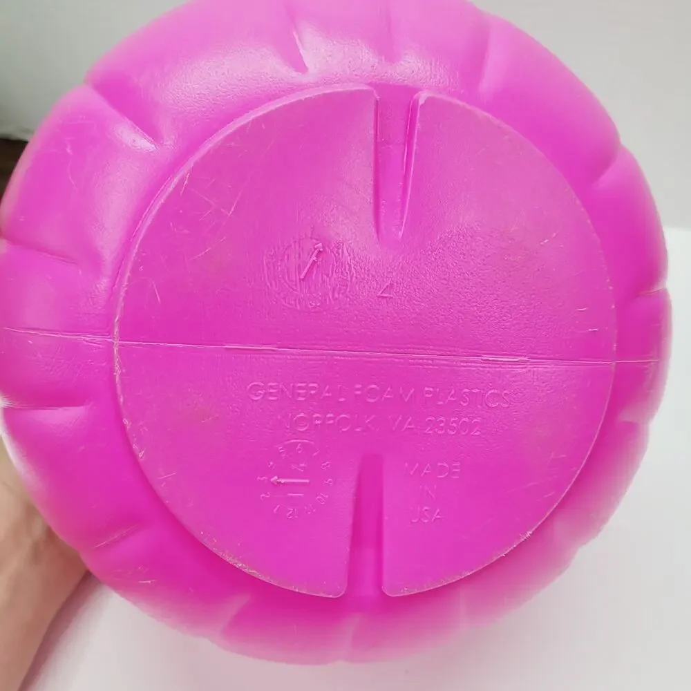 General Foam Plastics Blow Mold Pumpkin Pink Jack-O-Lantern Halloween Bucket